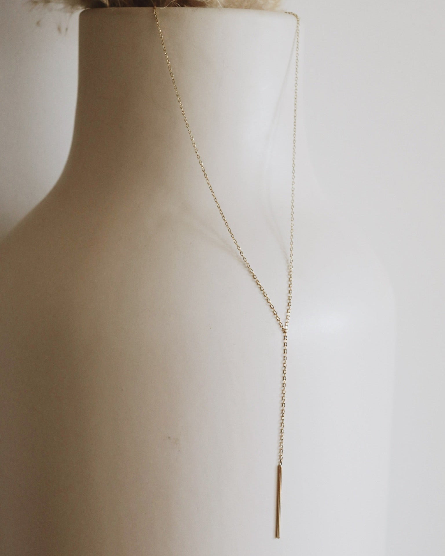 Staple Lariat Necklace