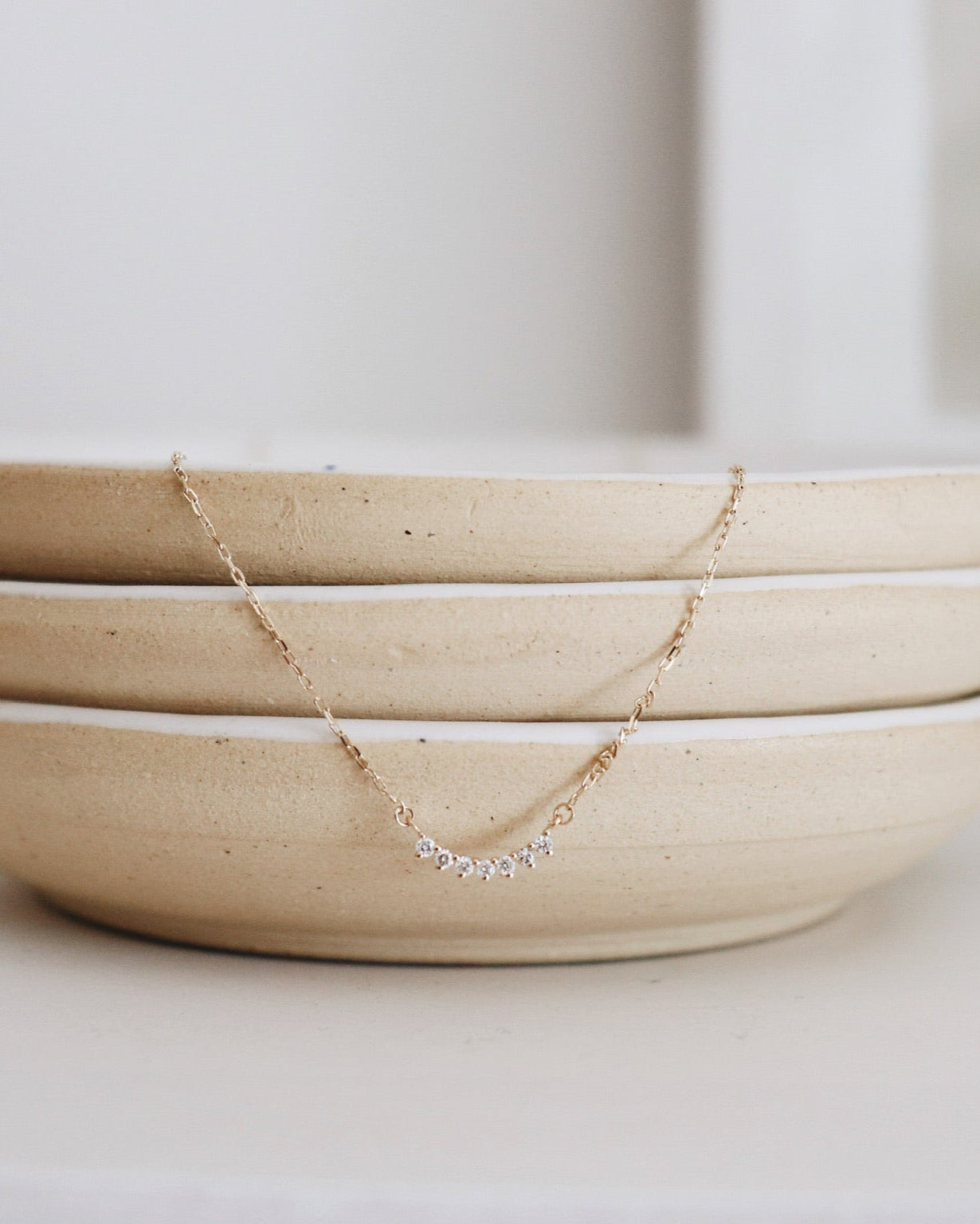 Diamond Cascade Pendant Necklace