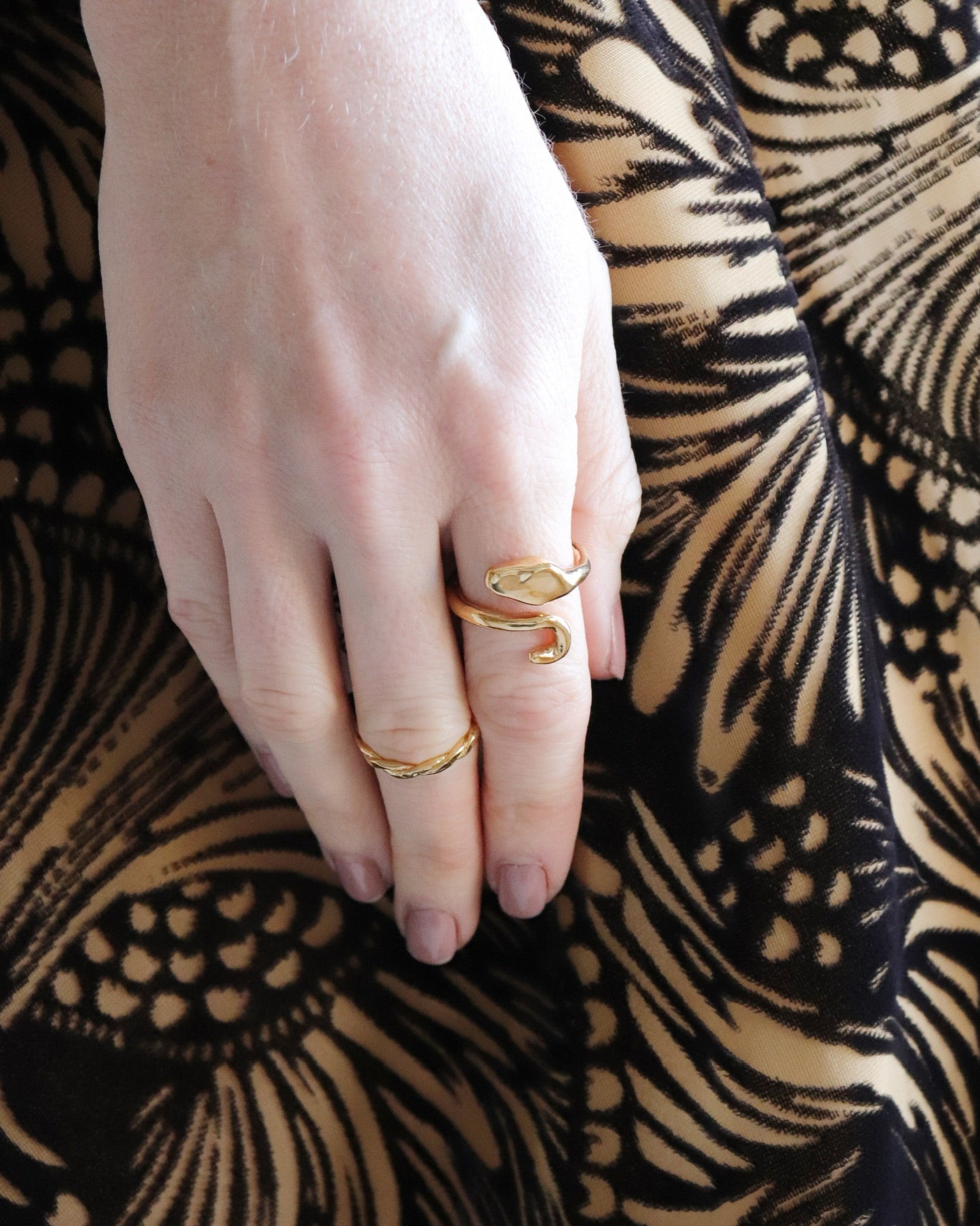 Serpent Guardian Wrap Ring