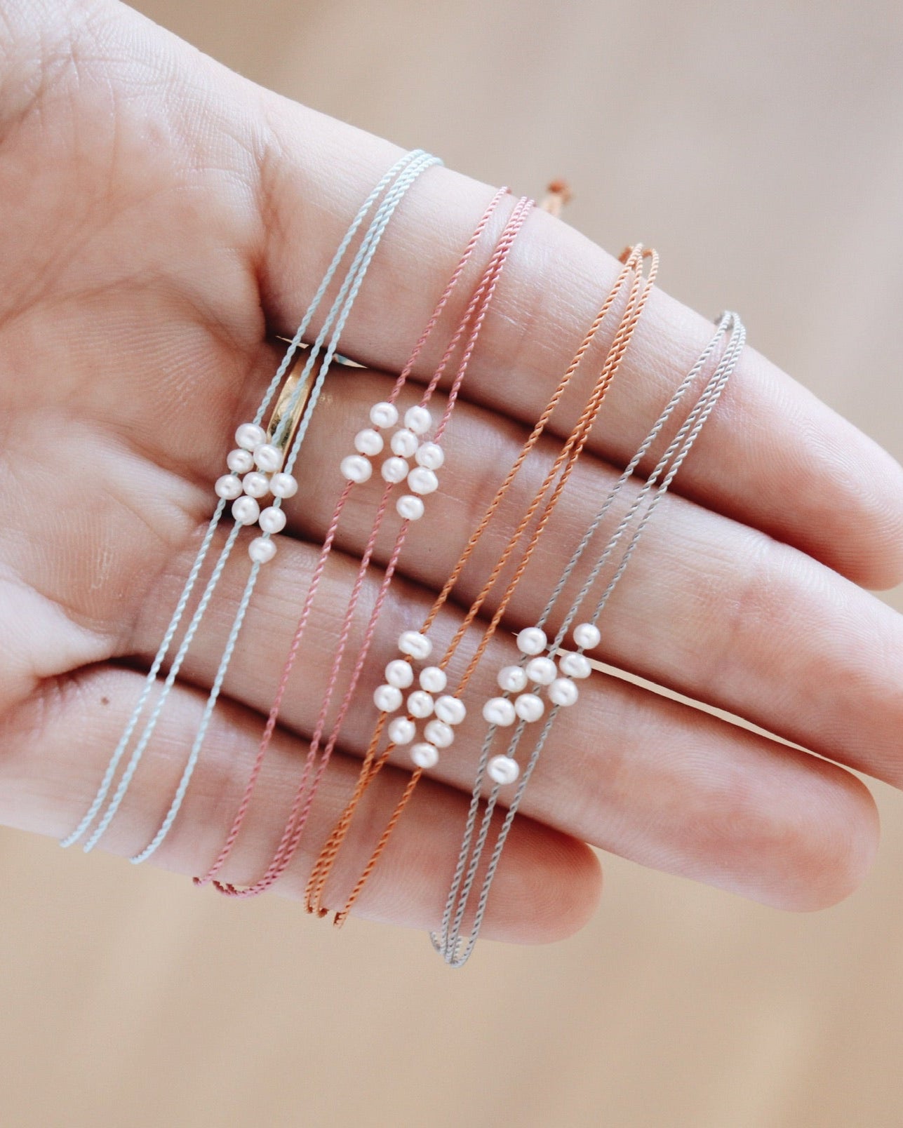 Wish Me Luck Pearls Bracelet
