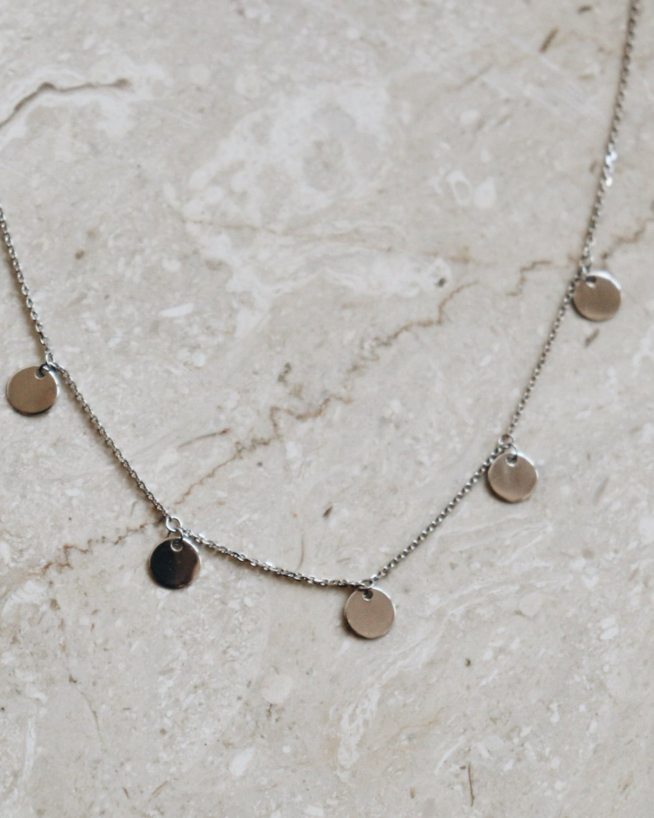 Fringe Discs Necklace