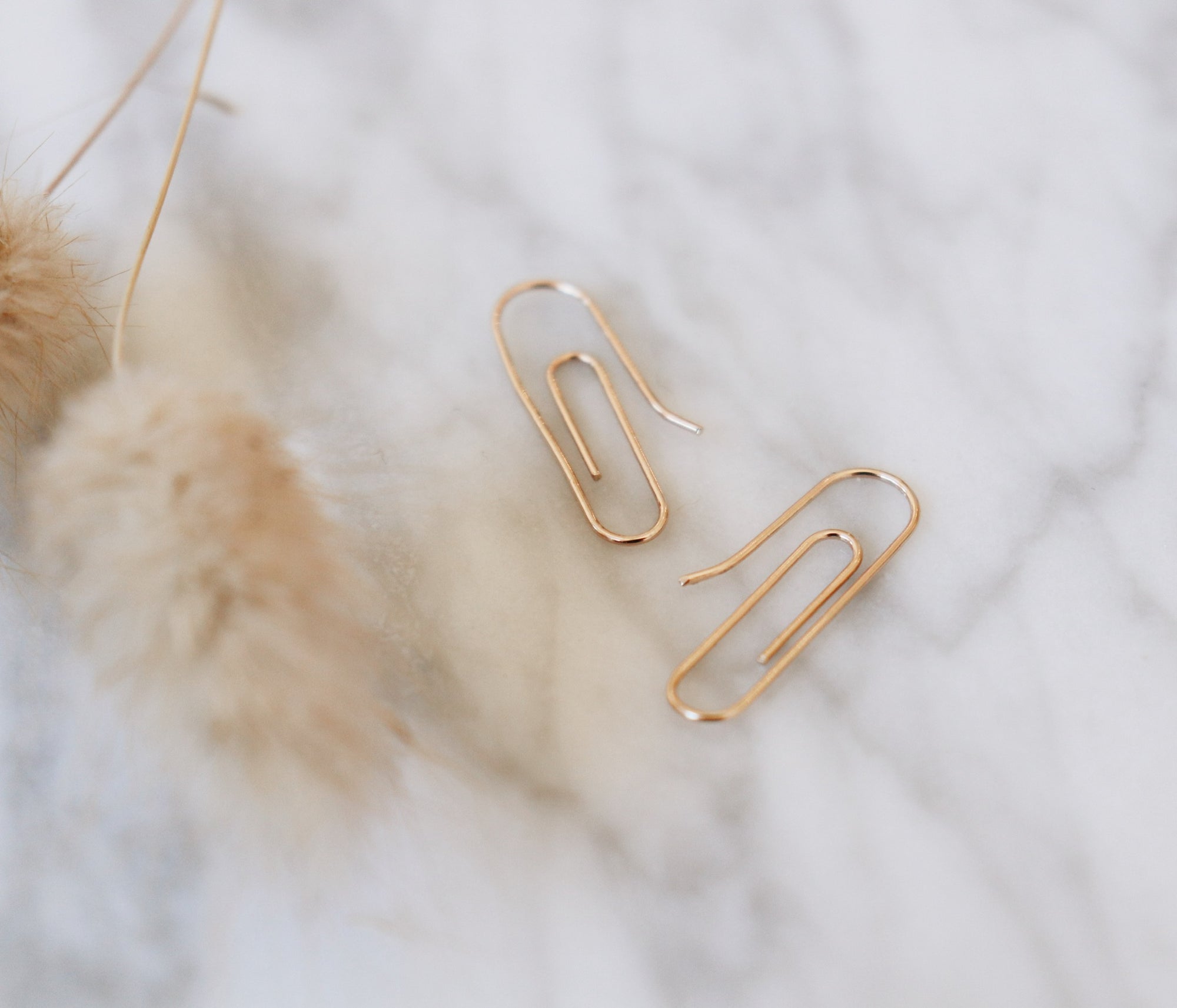 Paper Clip Earring (single)