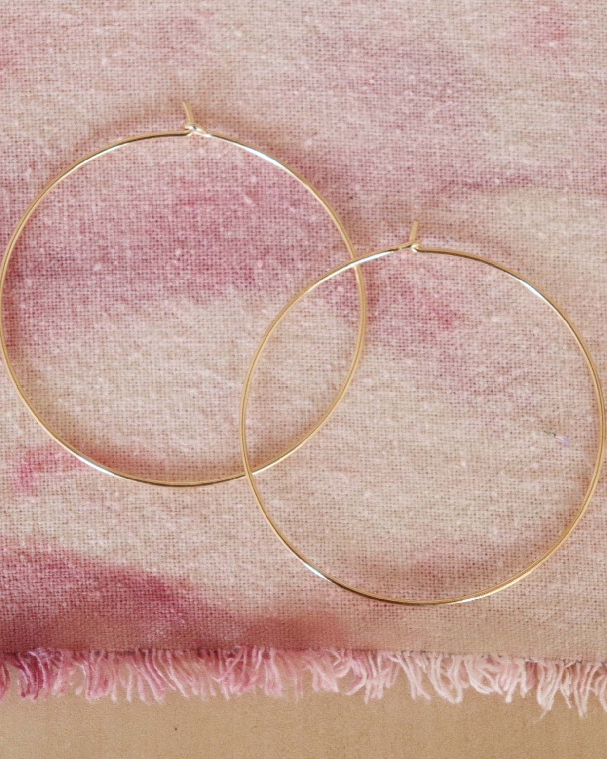 Small Thin Hoop Earring