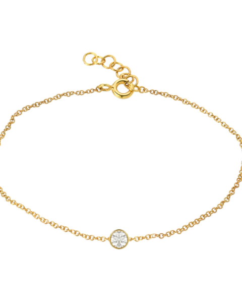 Small Diamond Bezel Bracelet