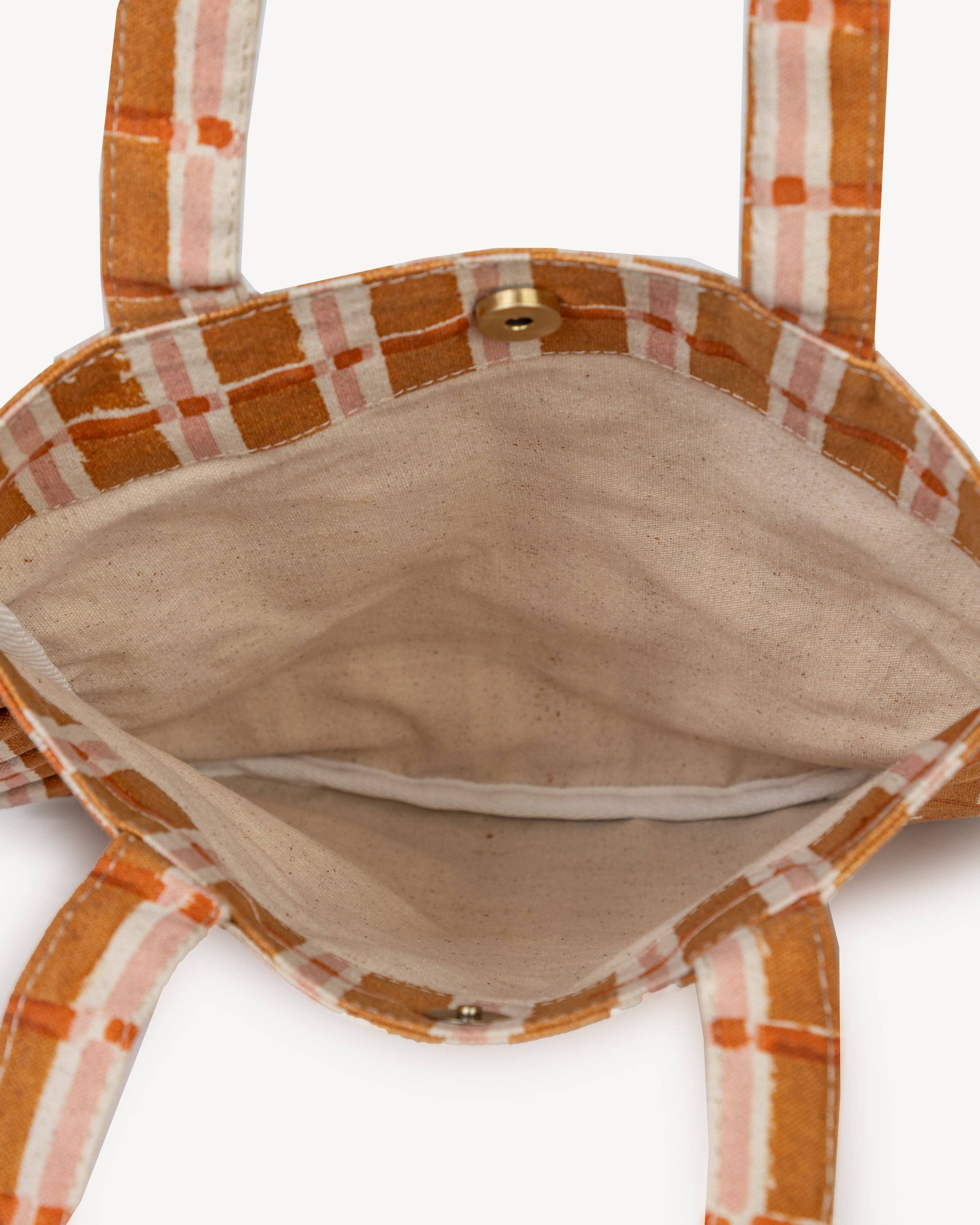 Momo Tote - Ember Plaid