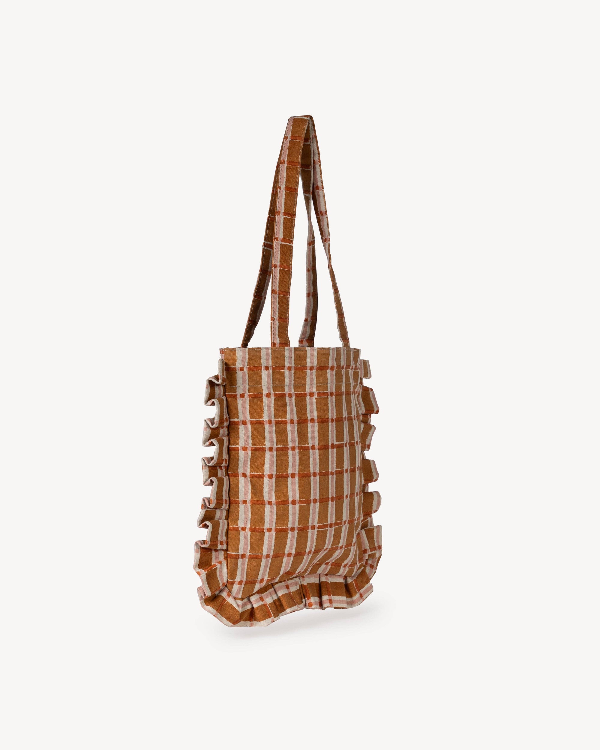 Momo Tote - Ember Plaid