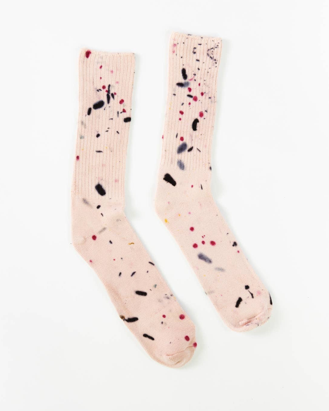 Abstract Bundle Dyed Bamboo Slouch Socks