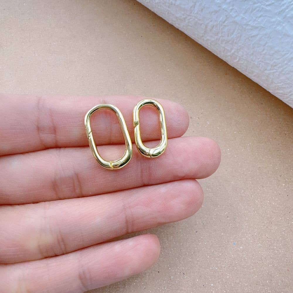 Carabiner Spring Push Clasp