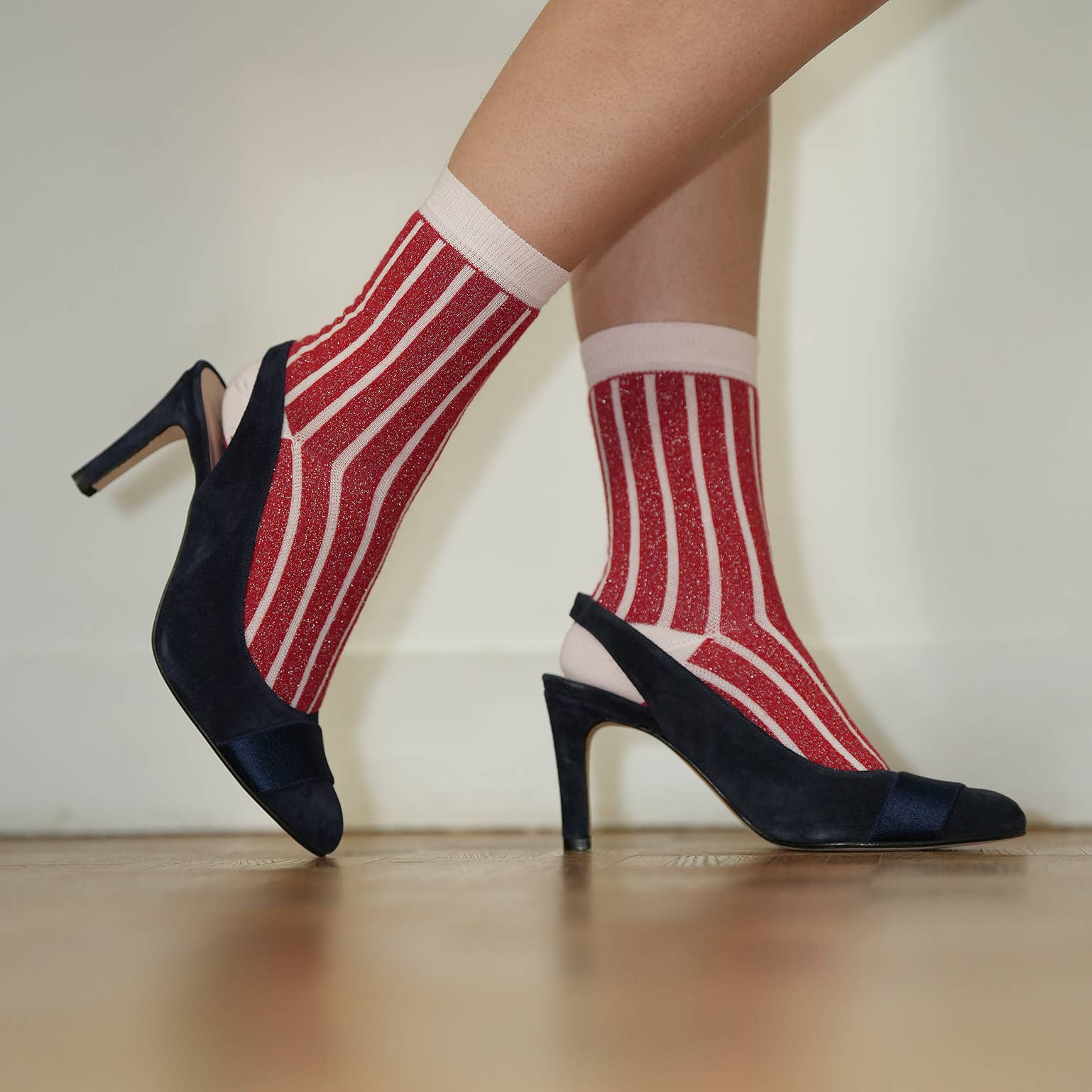 Women's organic cotton lurex socks - Josette la Dynamique