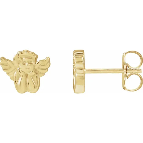 Cherub Angel Earrings