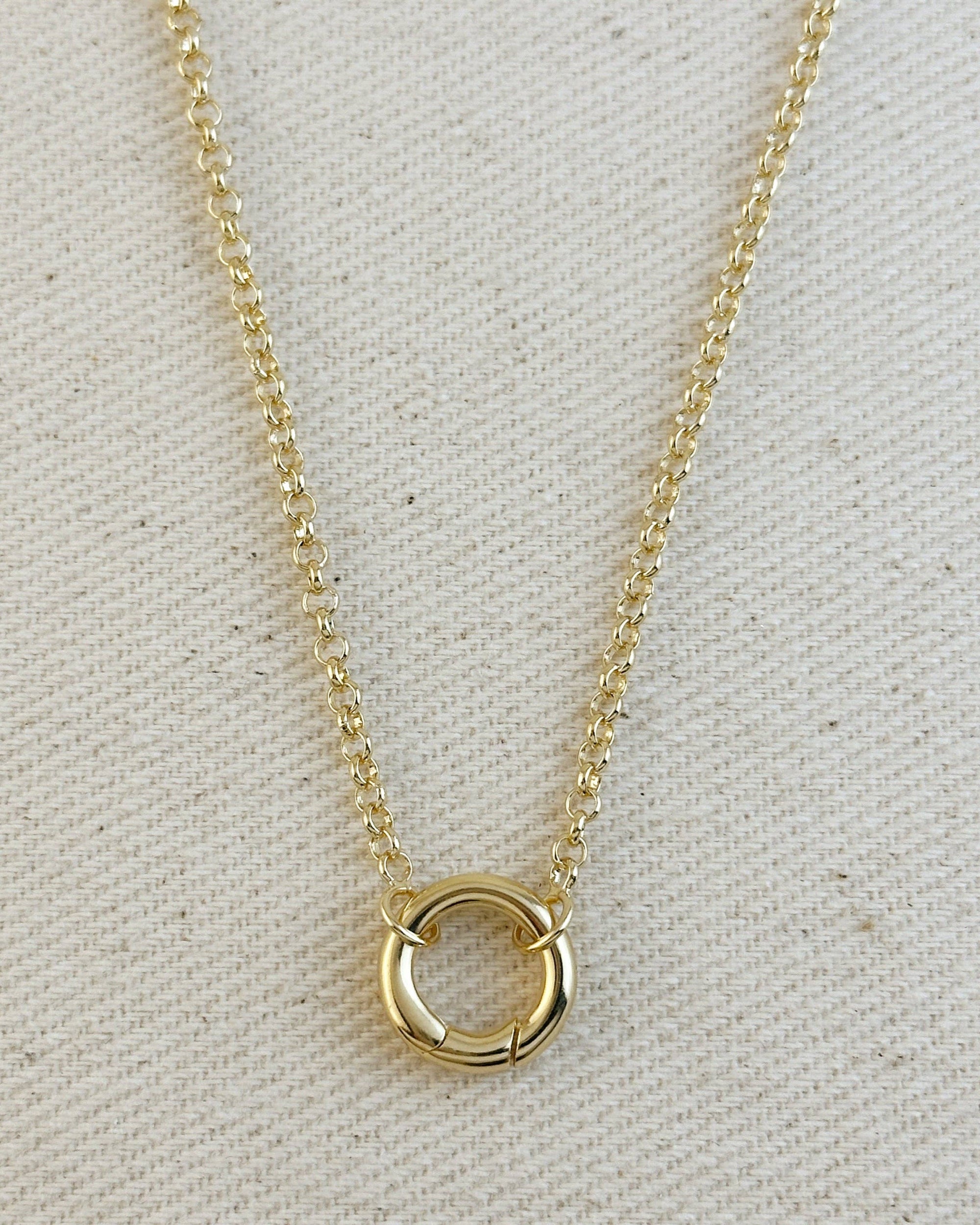 Rolo Chain with Carabiner