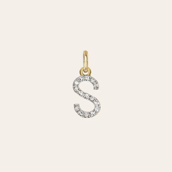 Diamond Initial Pendant