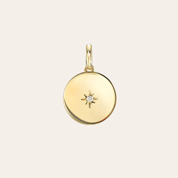 Sunburst Disc Charm