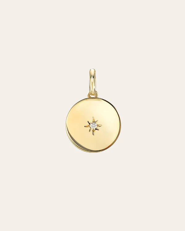 Sunburst Disc Charm