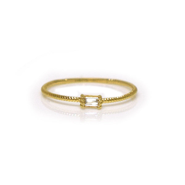 Gold Diamond Golden Grace Twist Ring