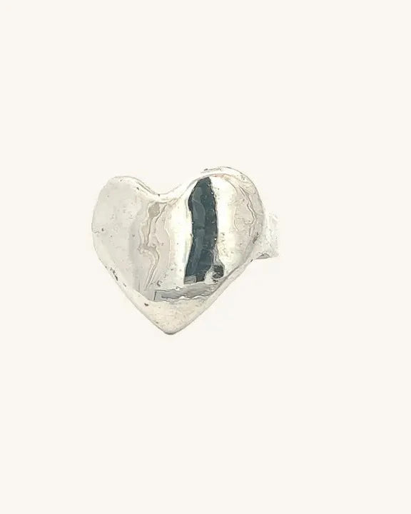 Eros Heart Signet Ring