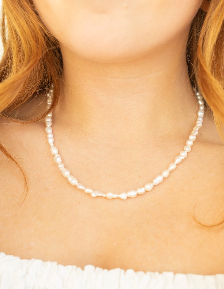 Large Pearl Necklace- Charmbar