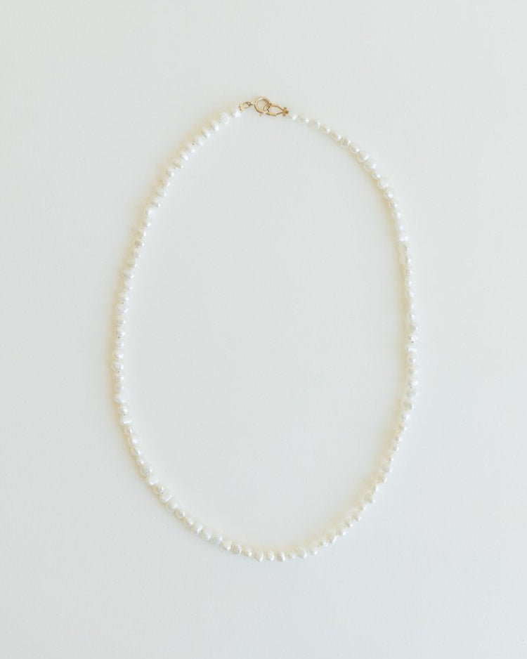 Mini Pearl Necklace- Charmbar