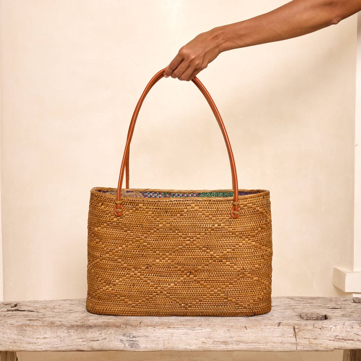 Ata Vine Tote Bags - 3 Sizes, Small Medium and Large
