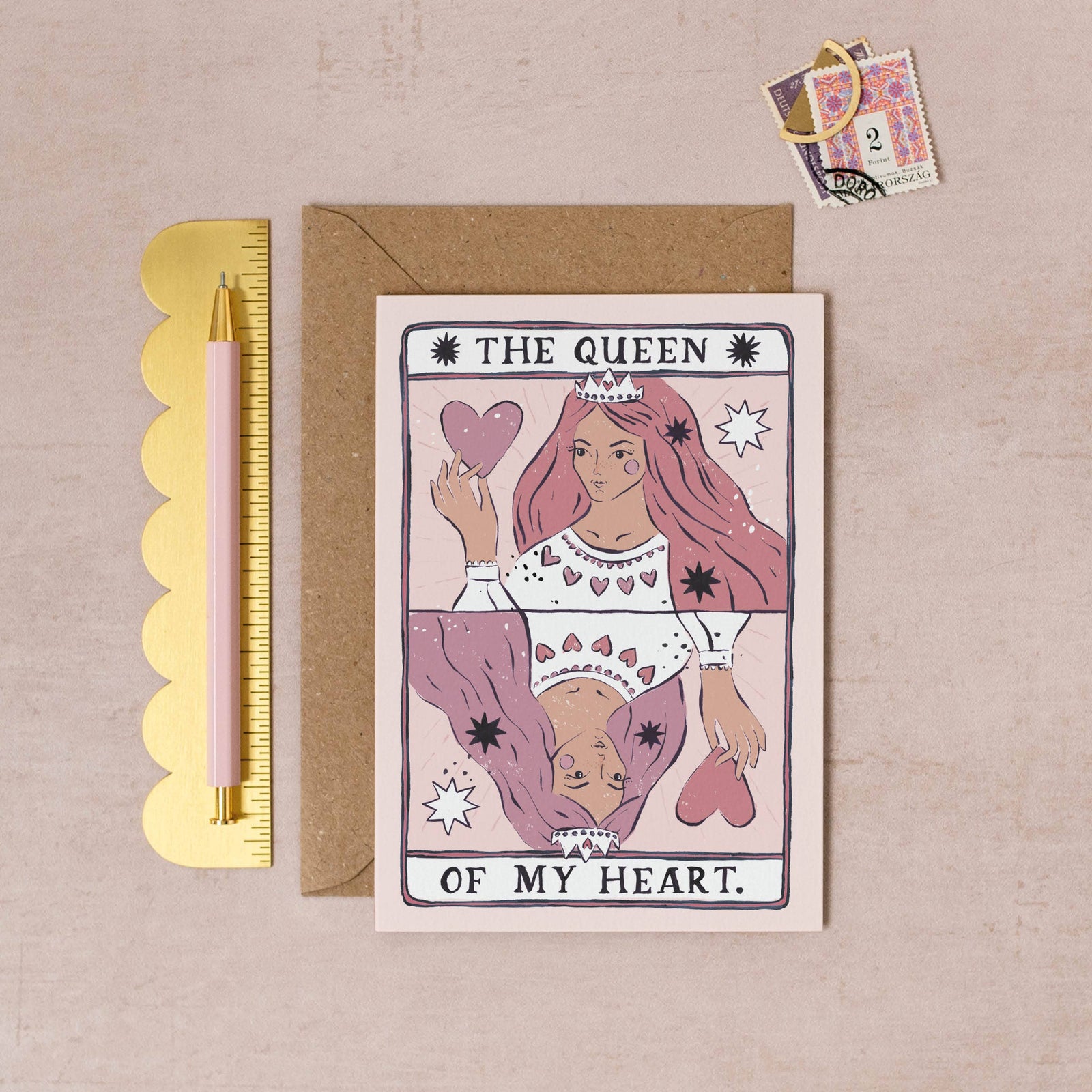 Queen of My Heart Card