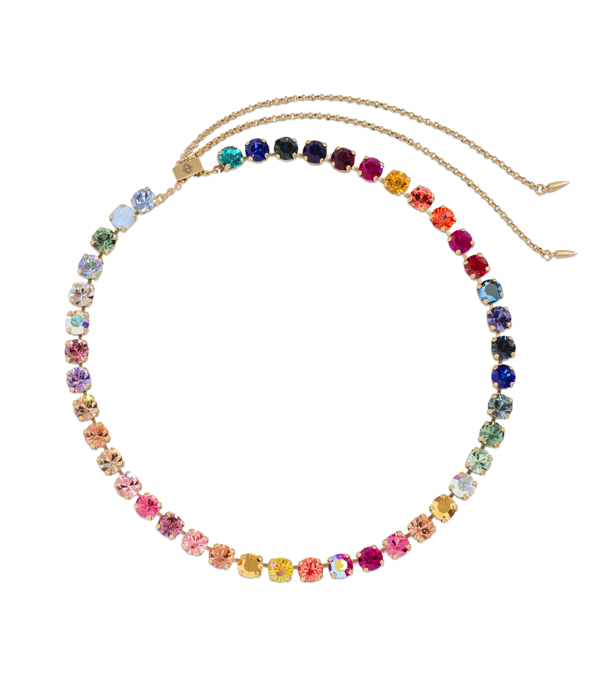 Arista Slider Necklace in Cosmic Ombré