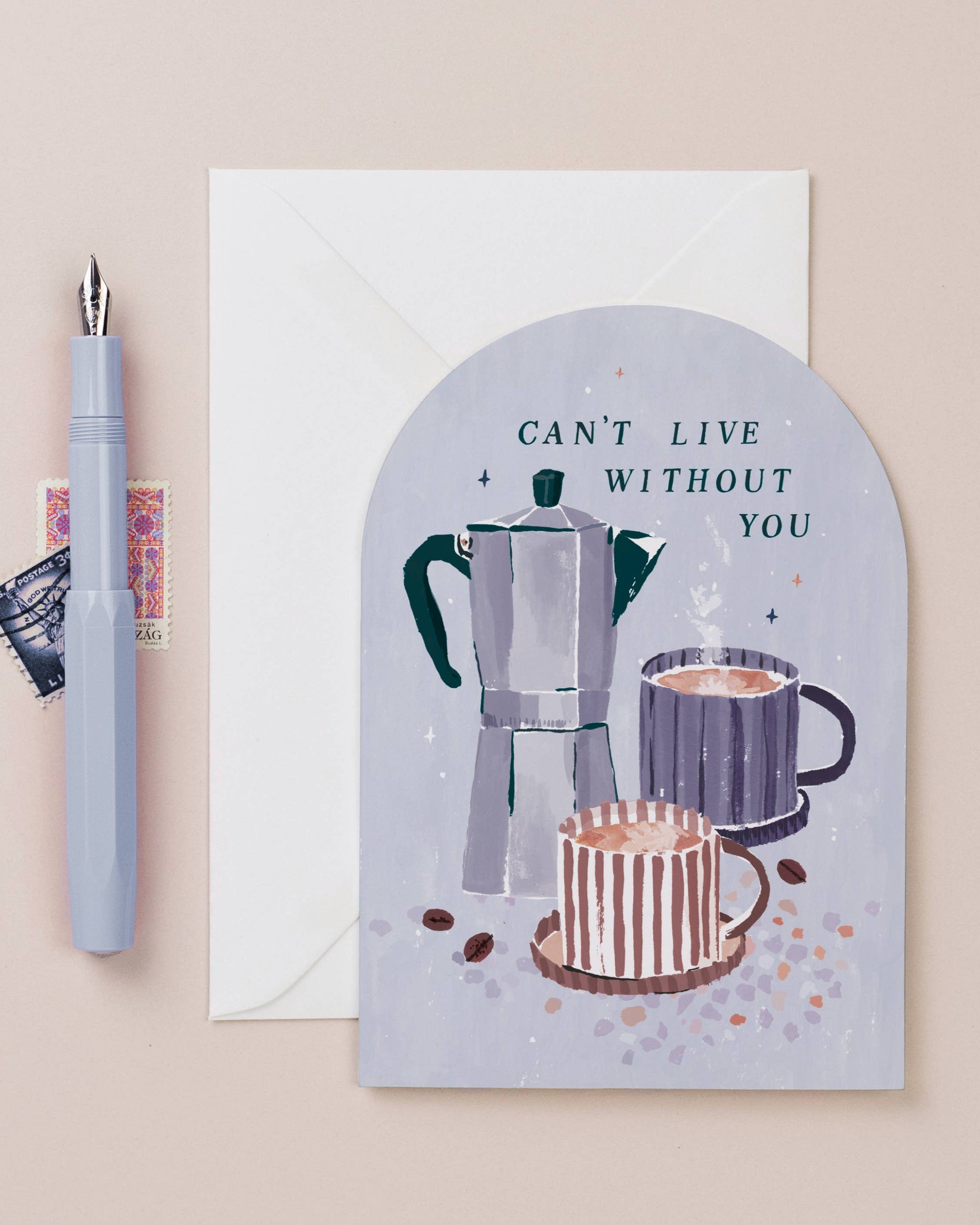 Can’t Live Without You Coffee Love Card