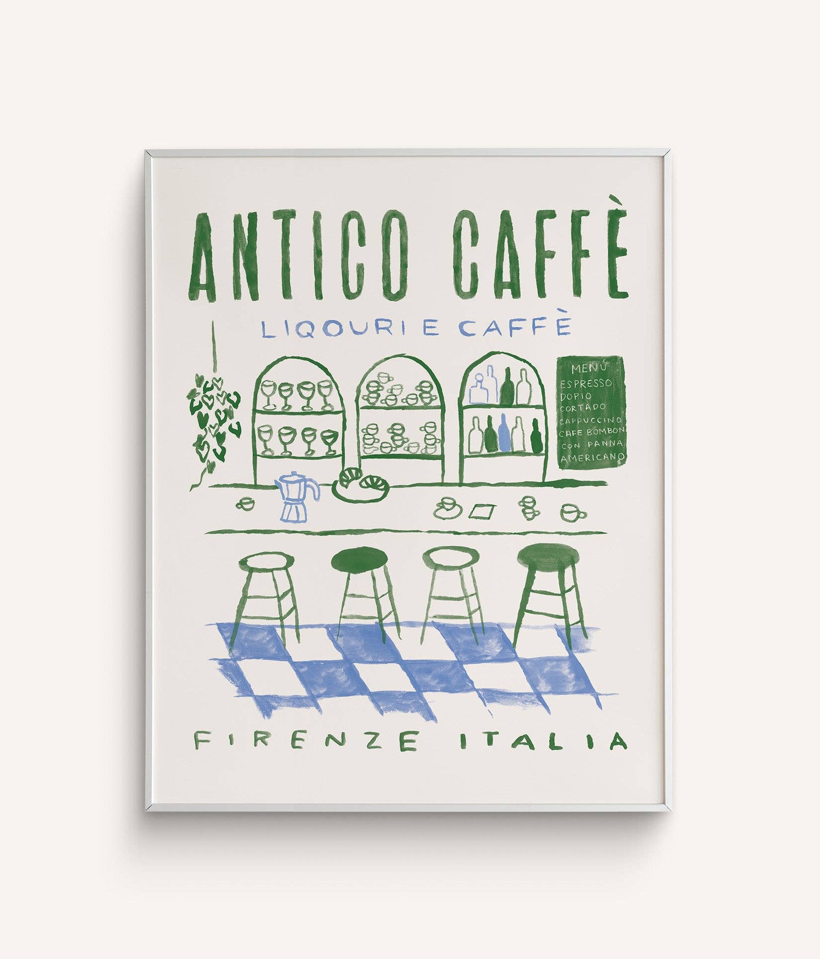 Antico Caffe Art Print
