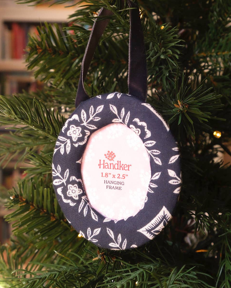 Natalie Fabric Frame Ornament