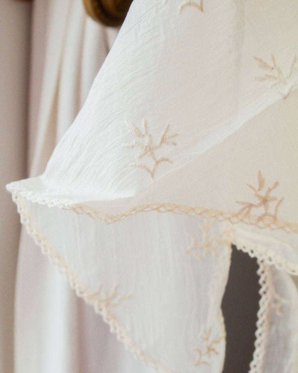 Cream Elegance Hair Scarf