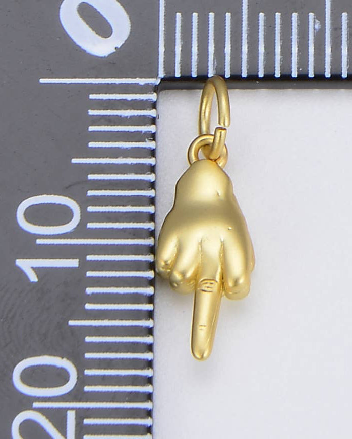 Middle Finger Charm