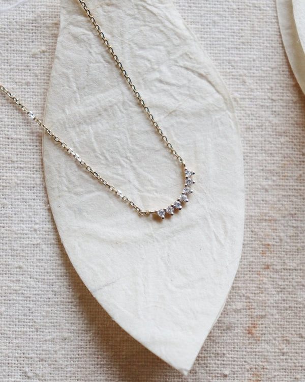 アクセサリー CASCADE PENDANT NECKLACE Diamond Cascade Pendant Necklace - Marigold Jewelry