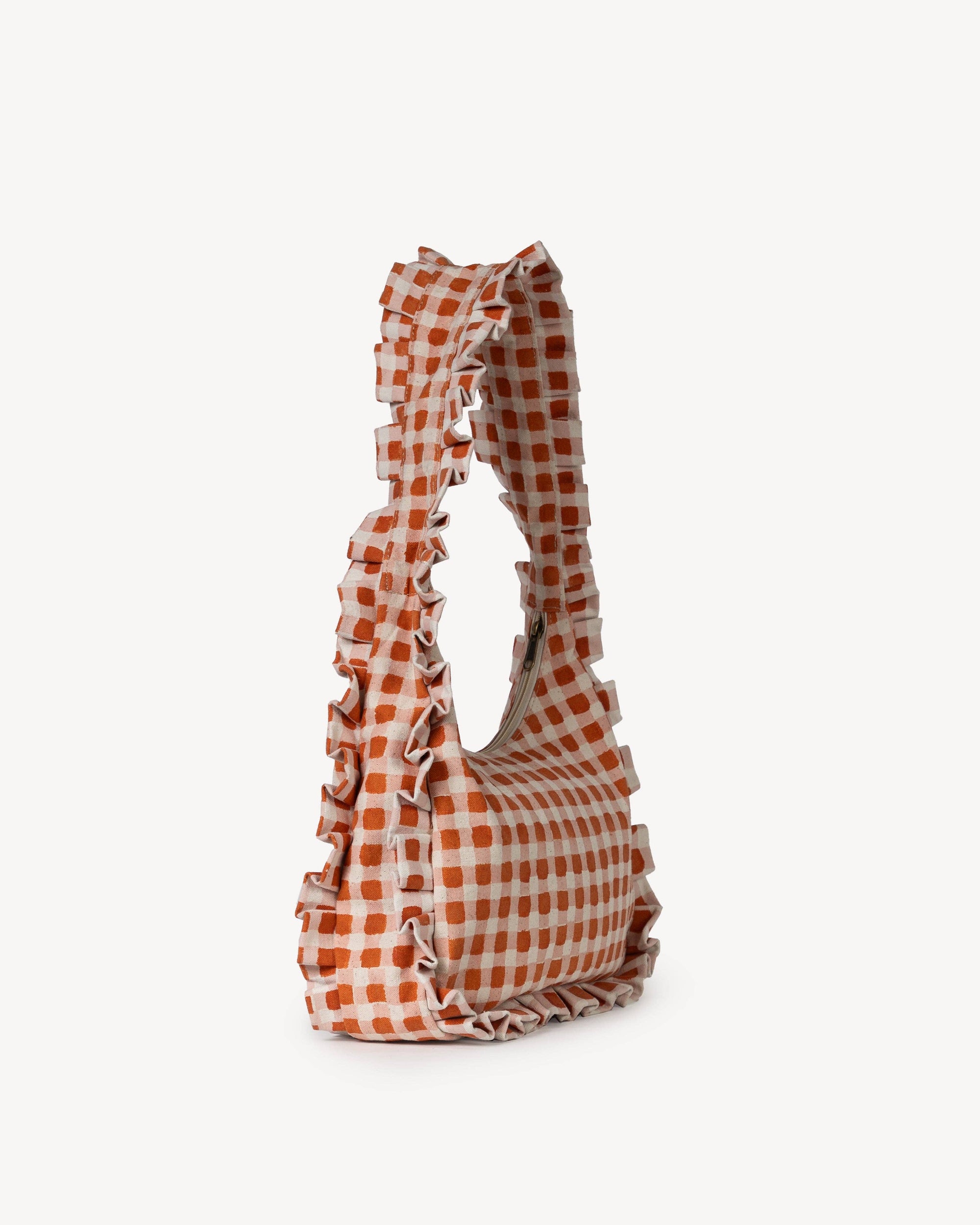 Momo Shoulder Bag - Harvest Gold Gingham