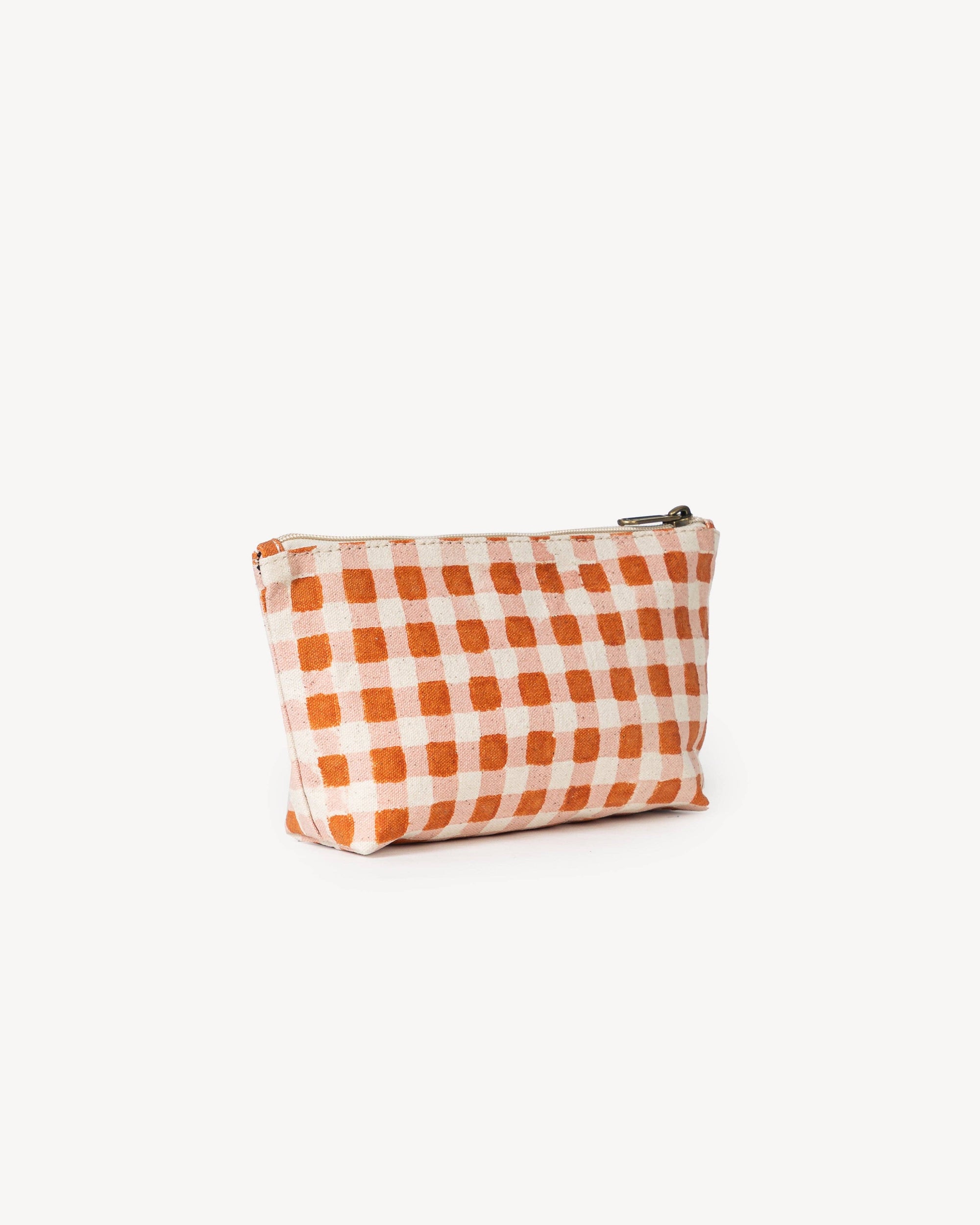 Medium Waterproof Pouch - Harvest Gold Gingham
