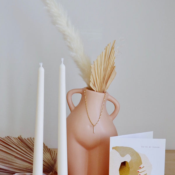 Natural Soy Tapered Candle