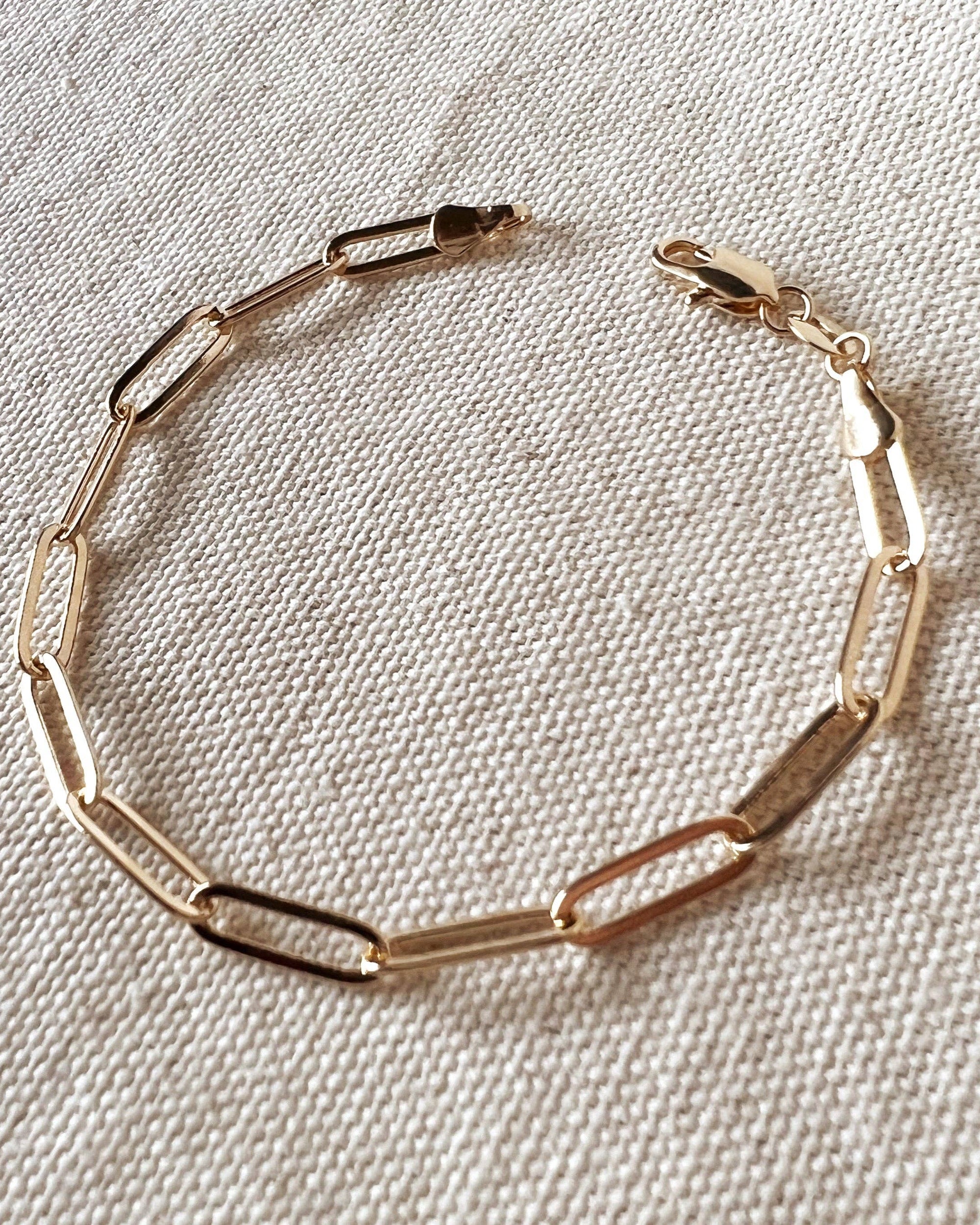 Large Paperclip Bracelet- Charmbar