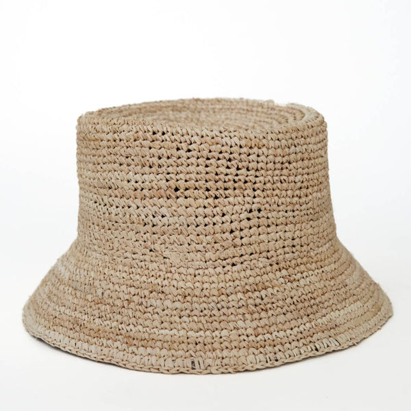 Isla - Raffia Bucket Hat