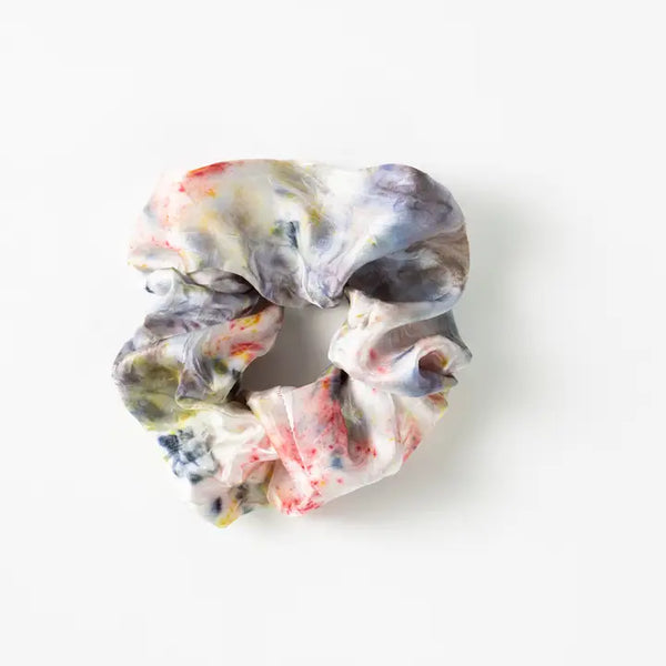 Botanically Dyed Silk Hair Scrunchie