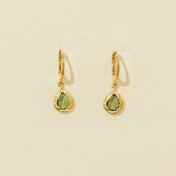 Lysia Dark Green Earrings