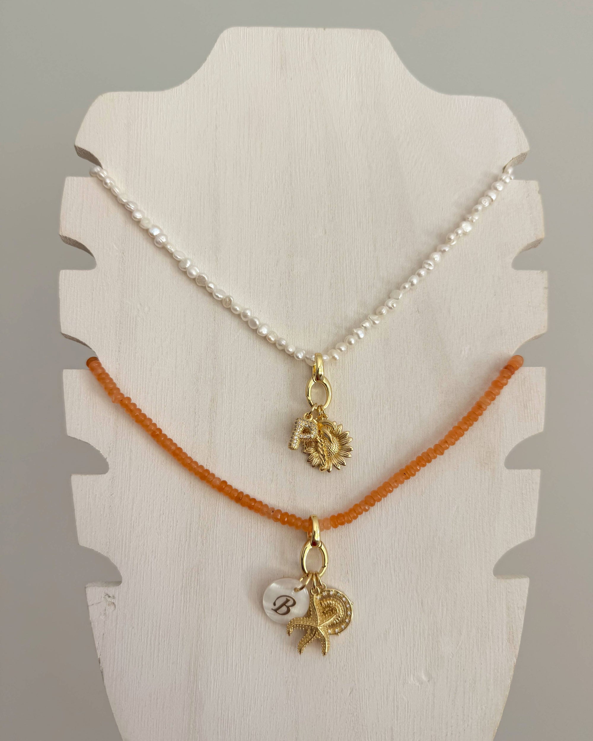 Baroque Pearl Necklace + Charm Clip
