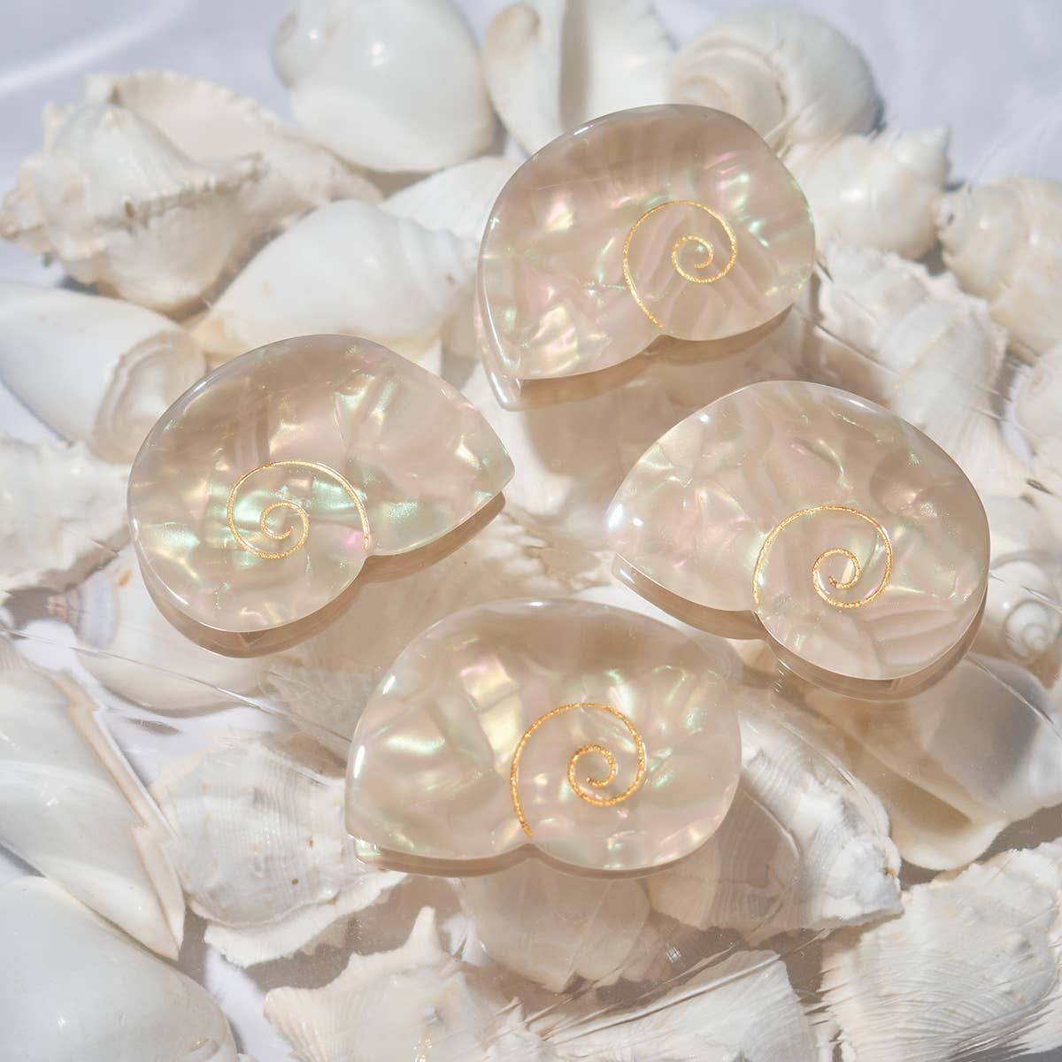 Siren Claw - Sea Shell Acetate Mermaid Hair Clip