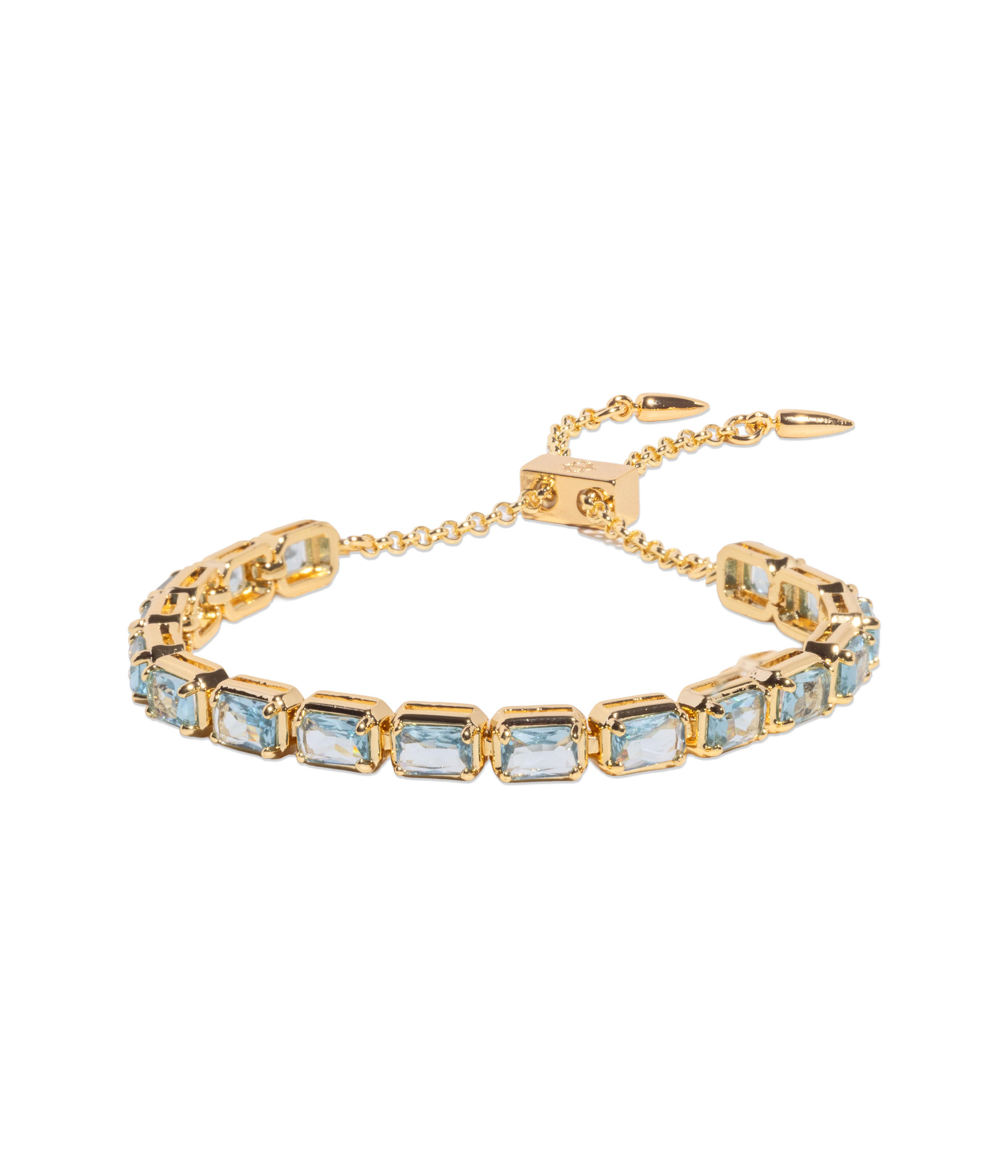 Liza Slider Bracelet in Aqua