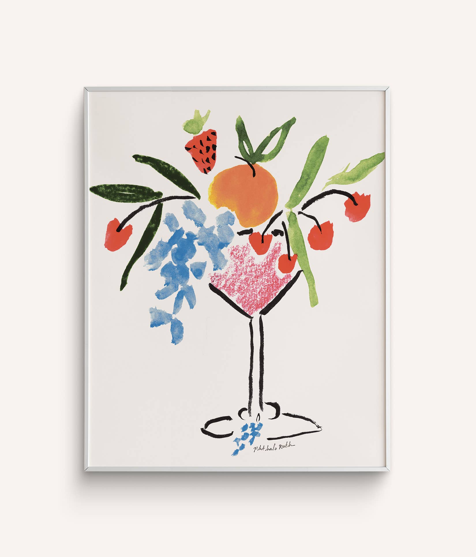 "Abundance Martini" Art Print