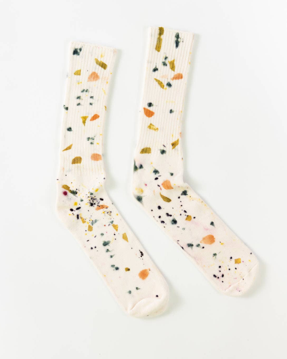 Abstract Bundle Dyed Bamboo Slouch Socks