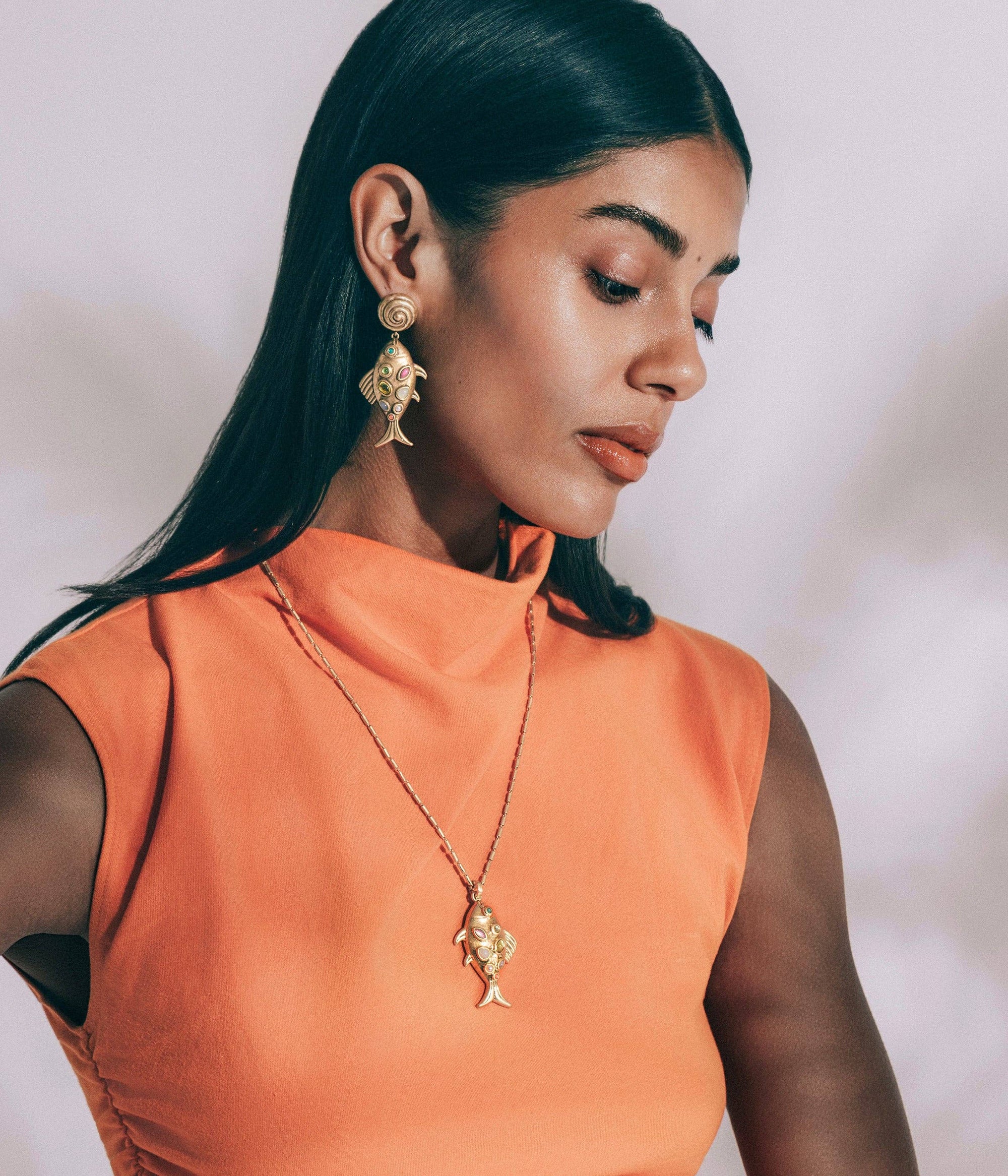 Kamari Fish Earrings