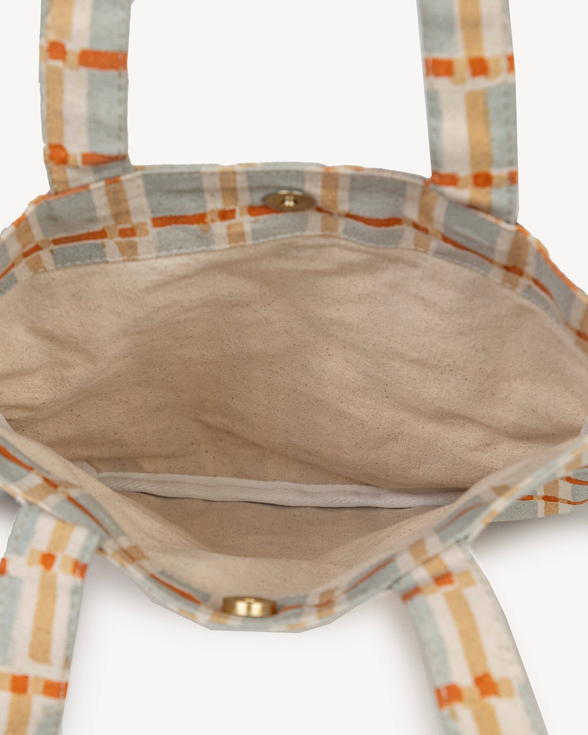 Momo Tote - Powder Plaid