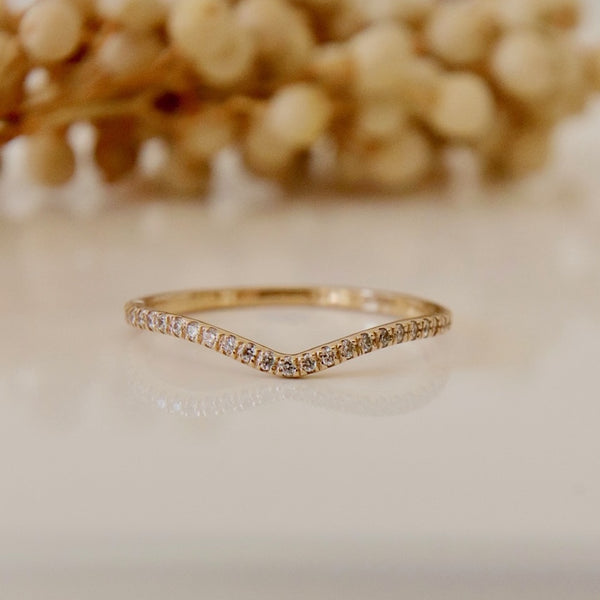 Eternity Curved Pave Band