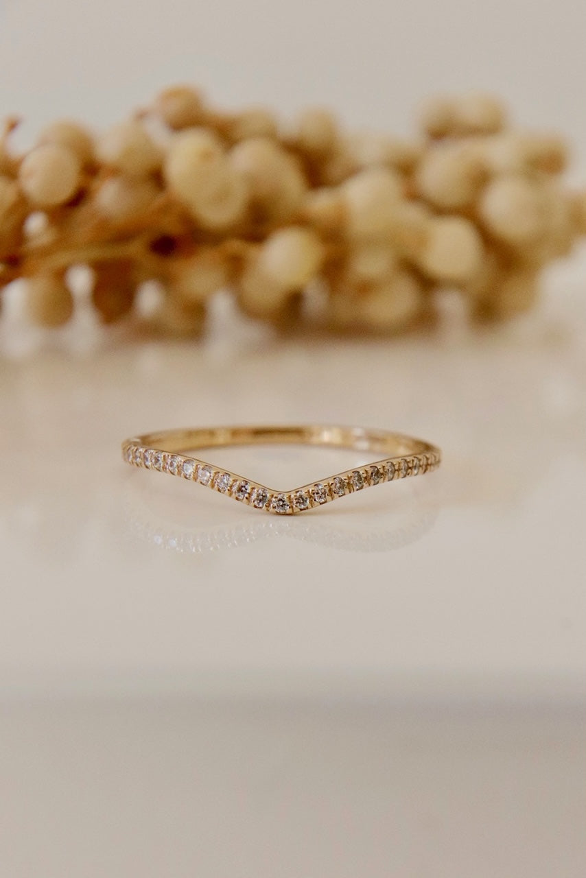 Eternity Curved Pave Band