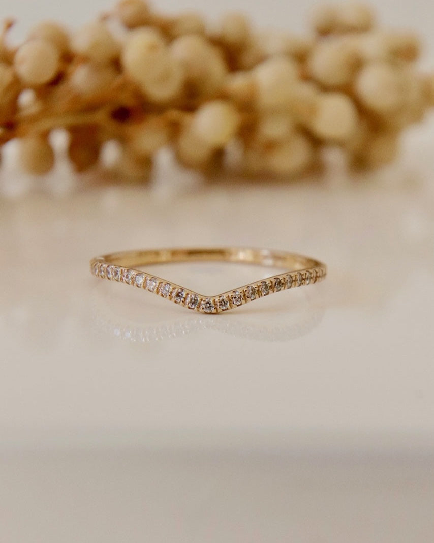 Eternity Curved Pave Band