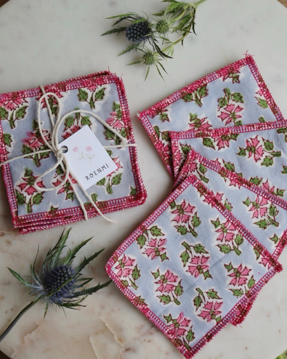 Block Print Coasters
