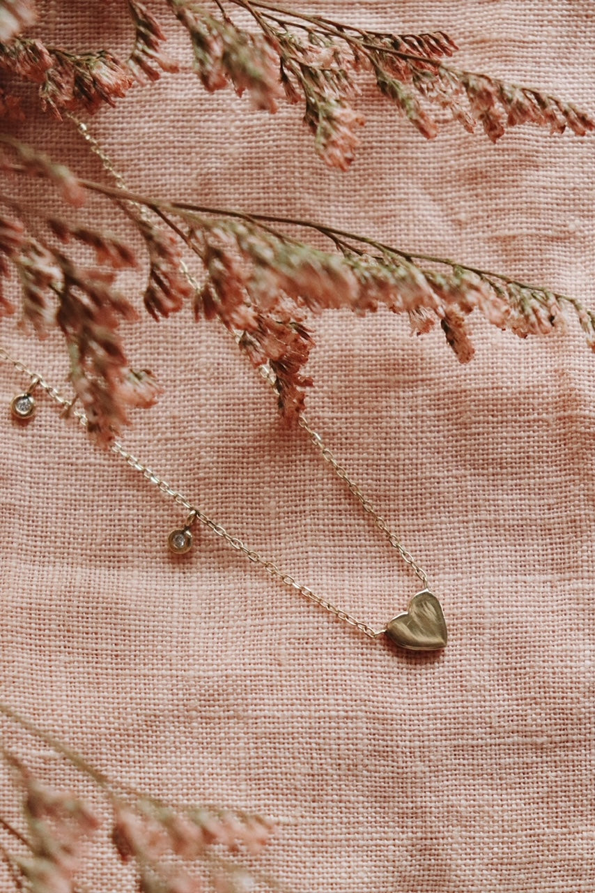 Heartbeat Diamond Necklace